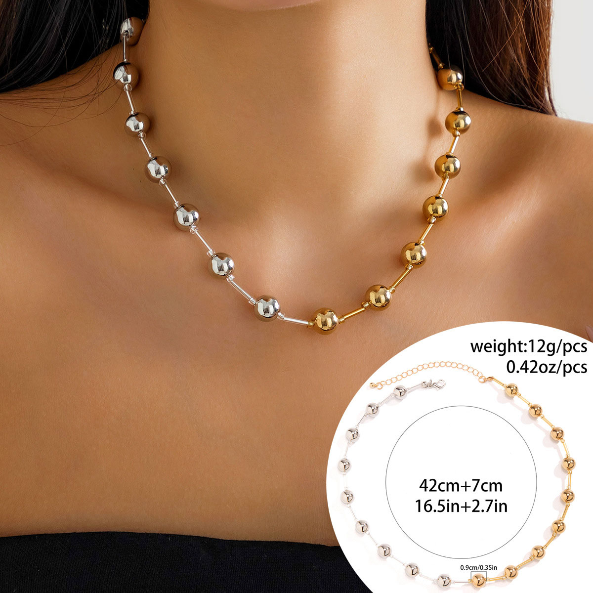 Necklace color mix 6168