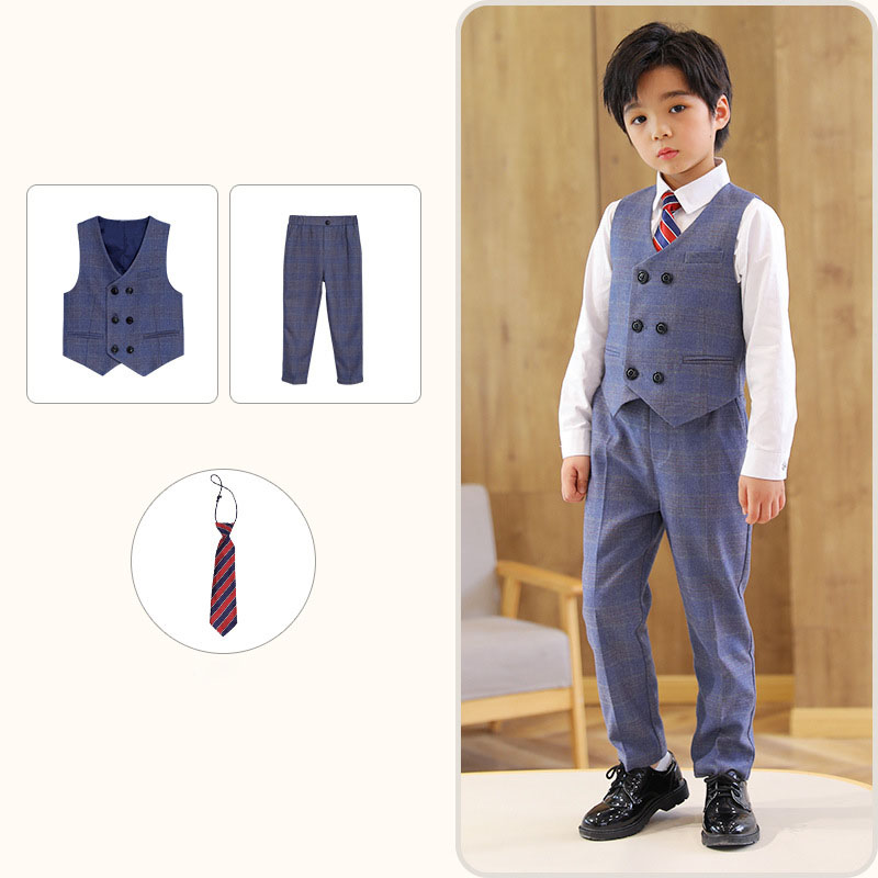 Three-piece vest ( tie )