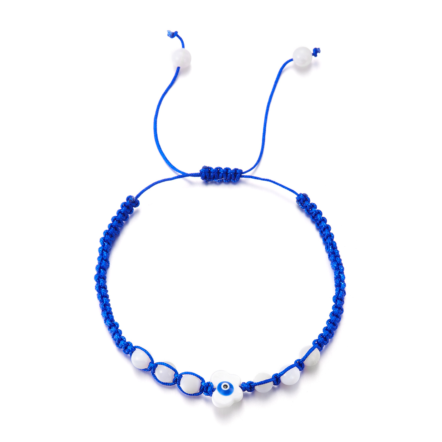 Blue butterfly eye bracelet