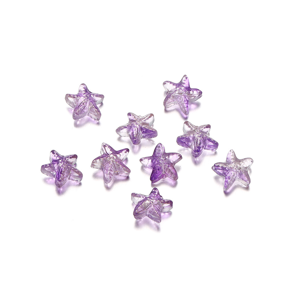 Sprinkle gold deep purple One pack of 10