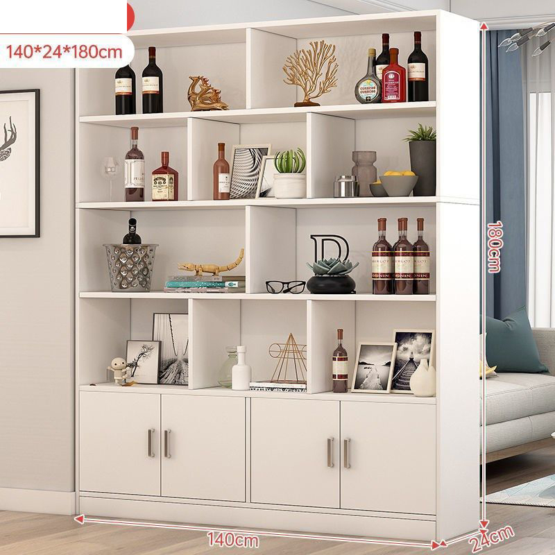 [Four cabinet door] warm white 140cm