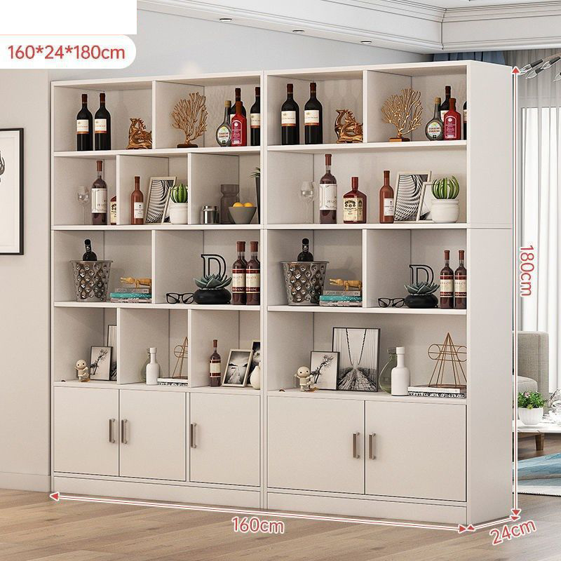 [Five cabinet door] warm white 160cm