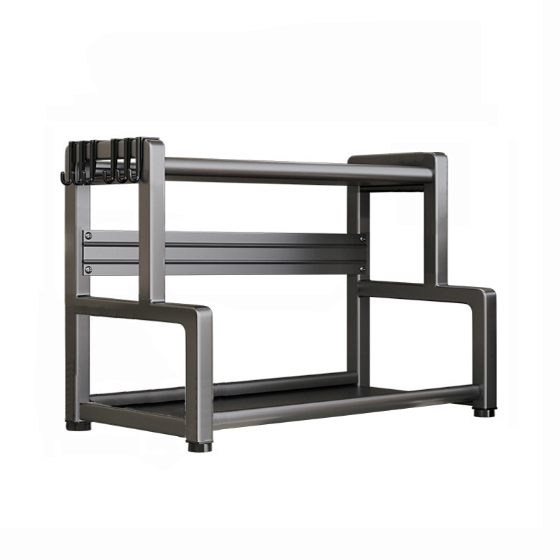 Gunmetal gray 2-tier spice rack main rack 40CM