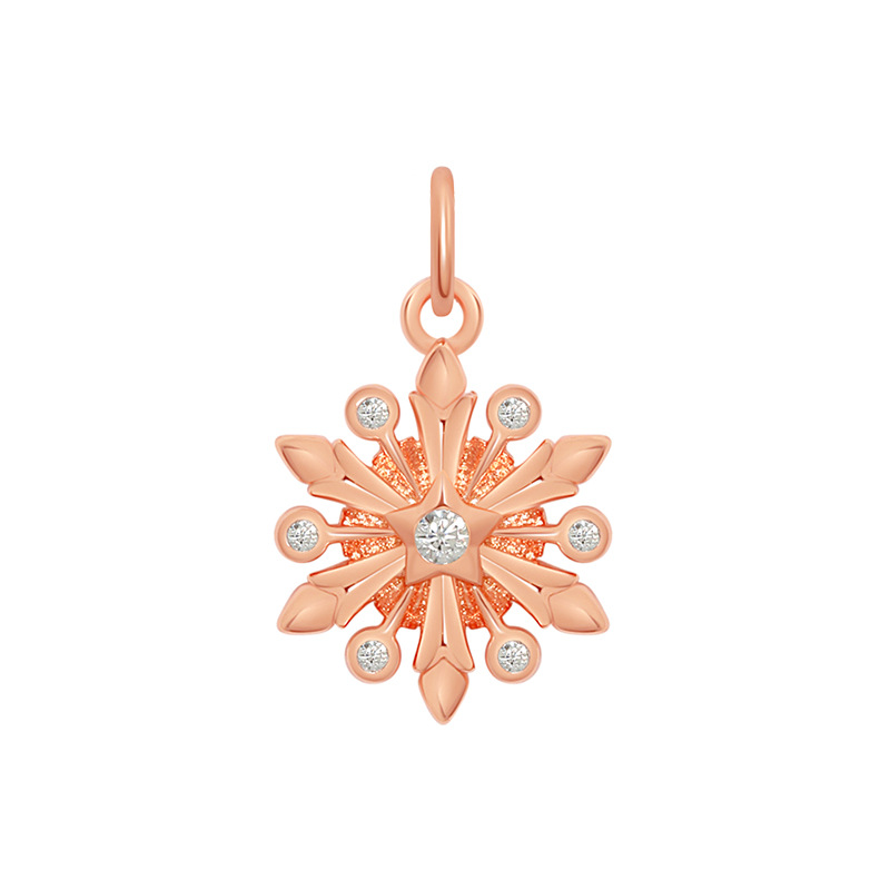 Rose gold single pendant