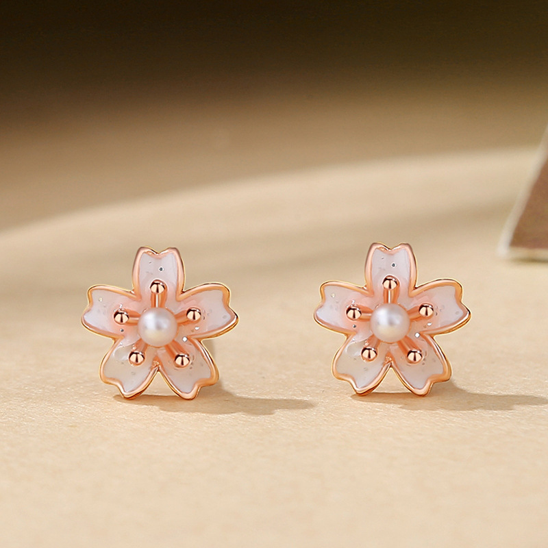 1:Cherry Rose Gold-5.8 * 5.8 mm