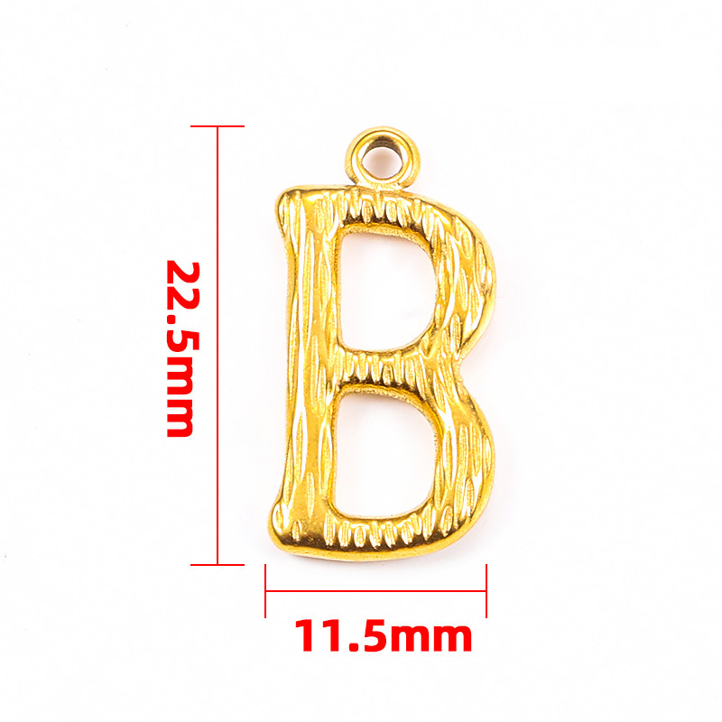 18K gold plated-B