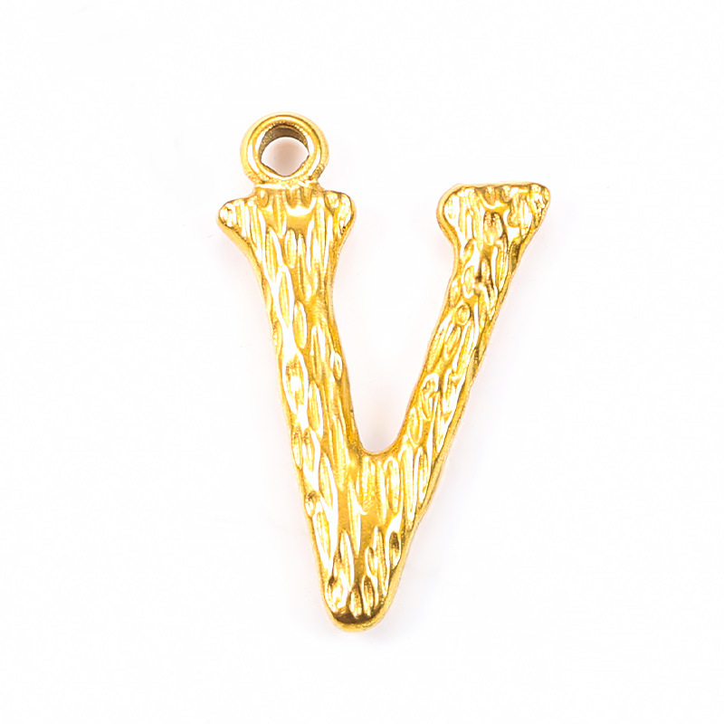 18K gold plated-V