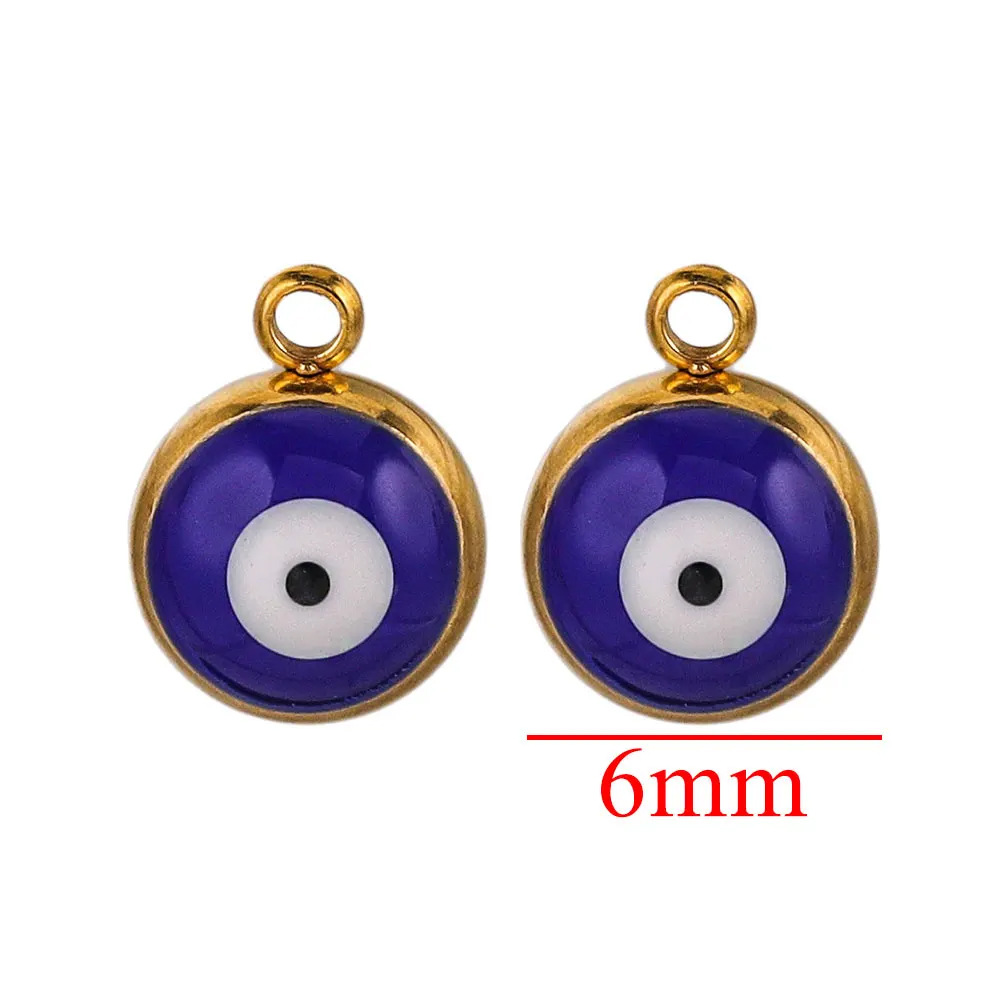 2:Round - Blue White 6mm