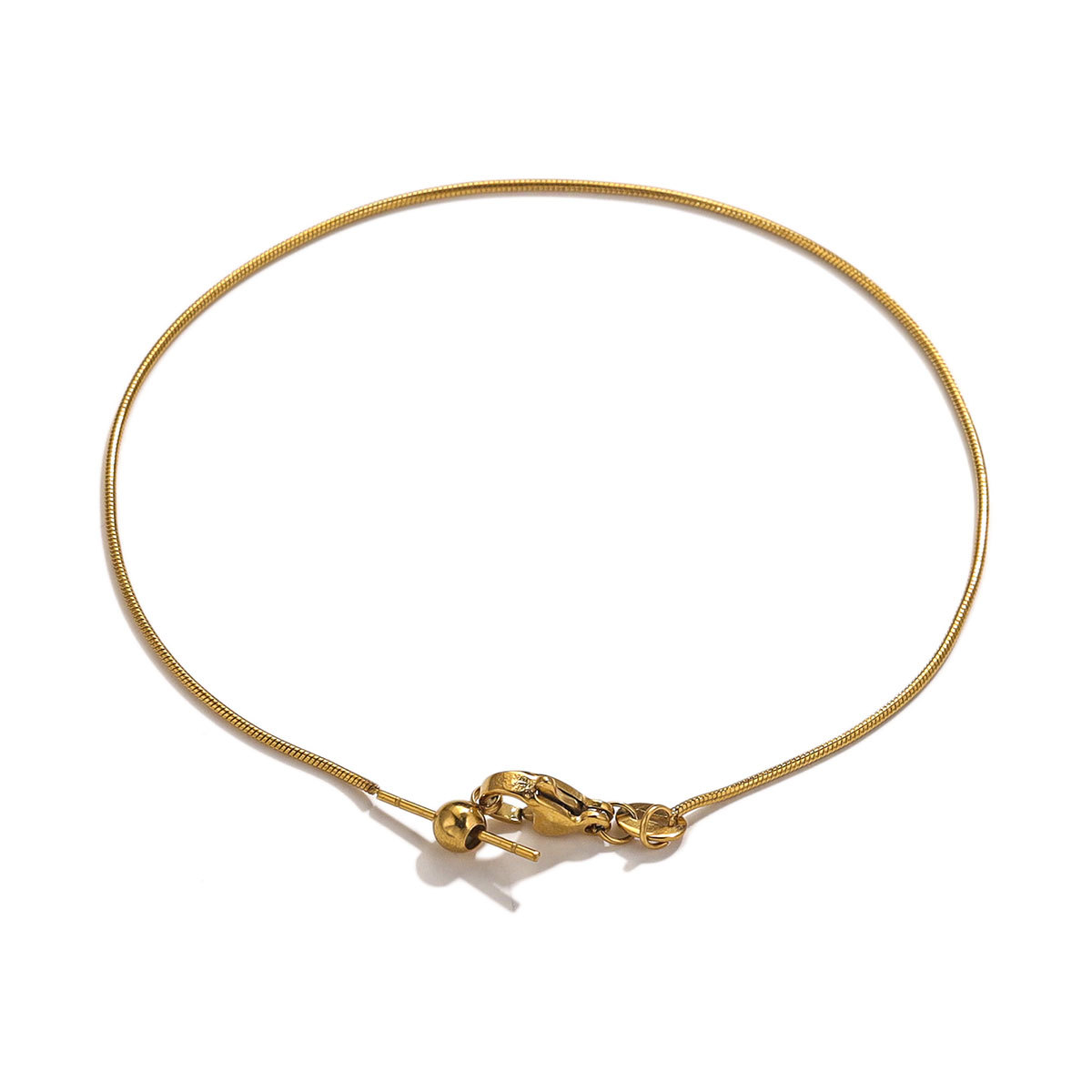 Gold-round snake chain