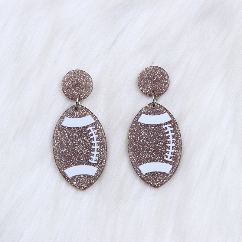 Brown football :49x23mm