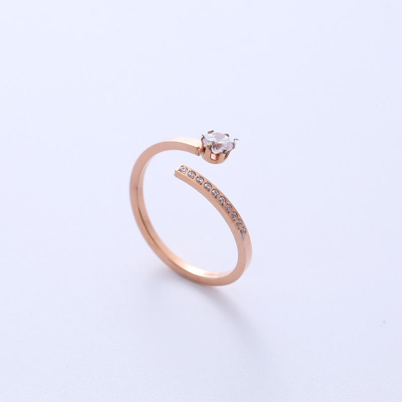 rose gold color US Size #5