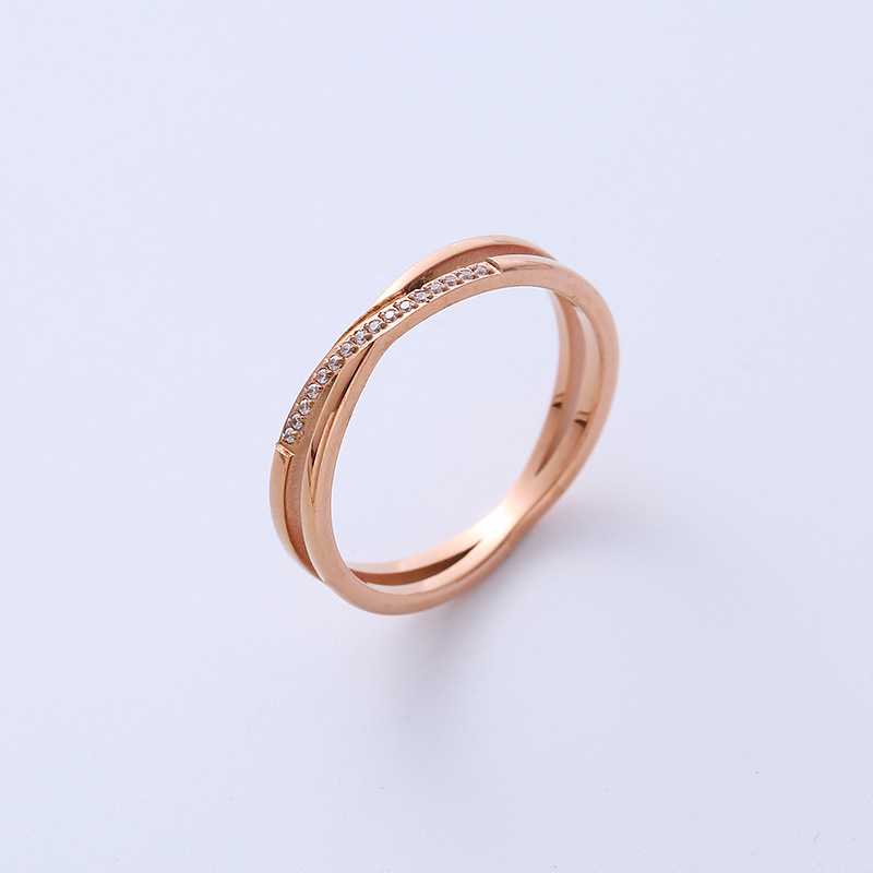 rose gold color US Size #5