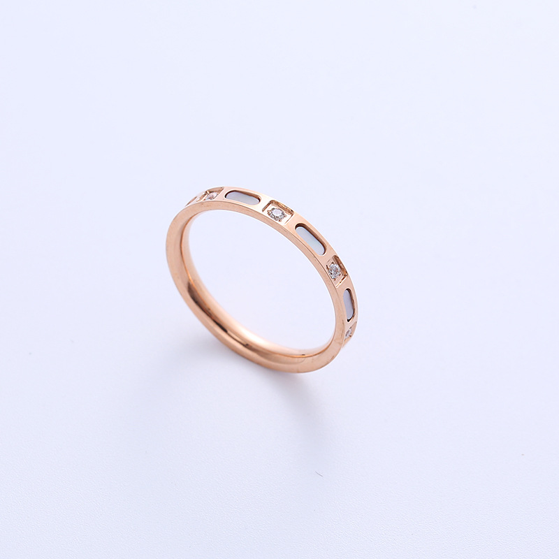 rose gold color US Size #5