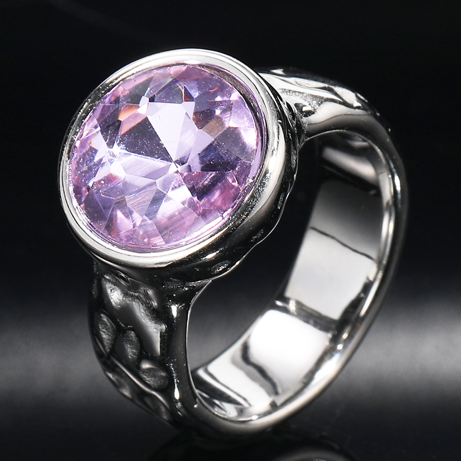 Steel purple stone 7