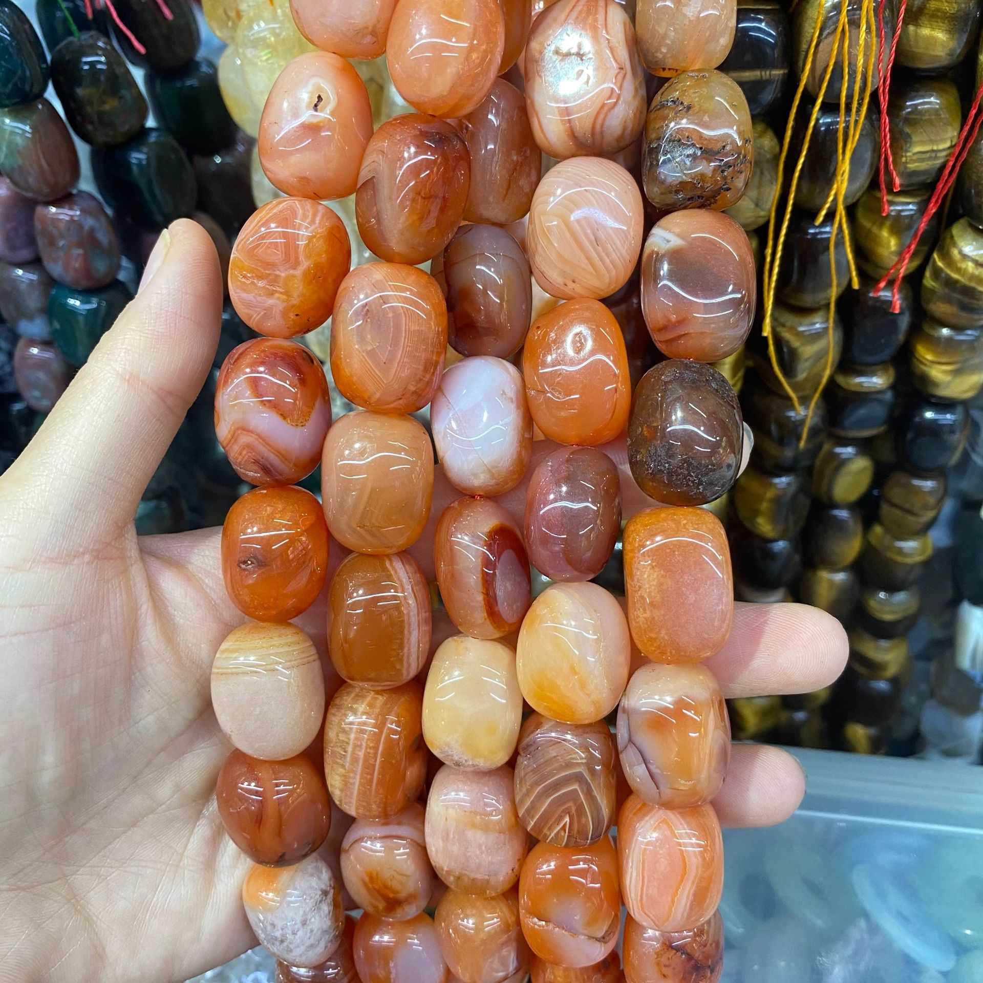 2 Red Agate