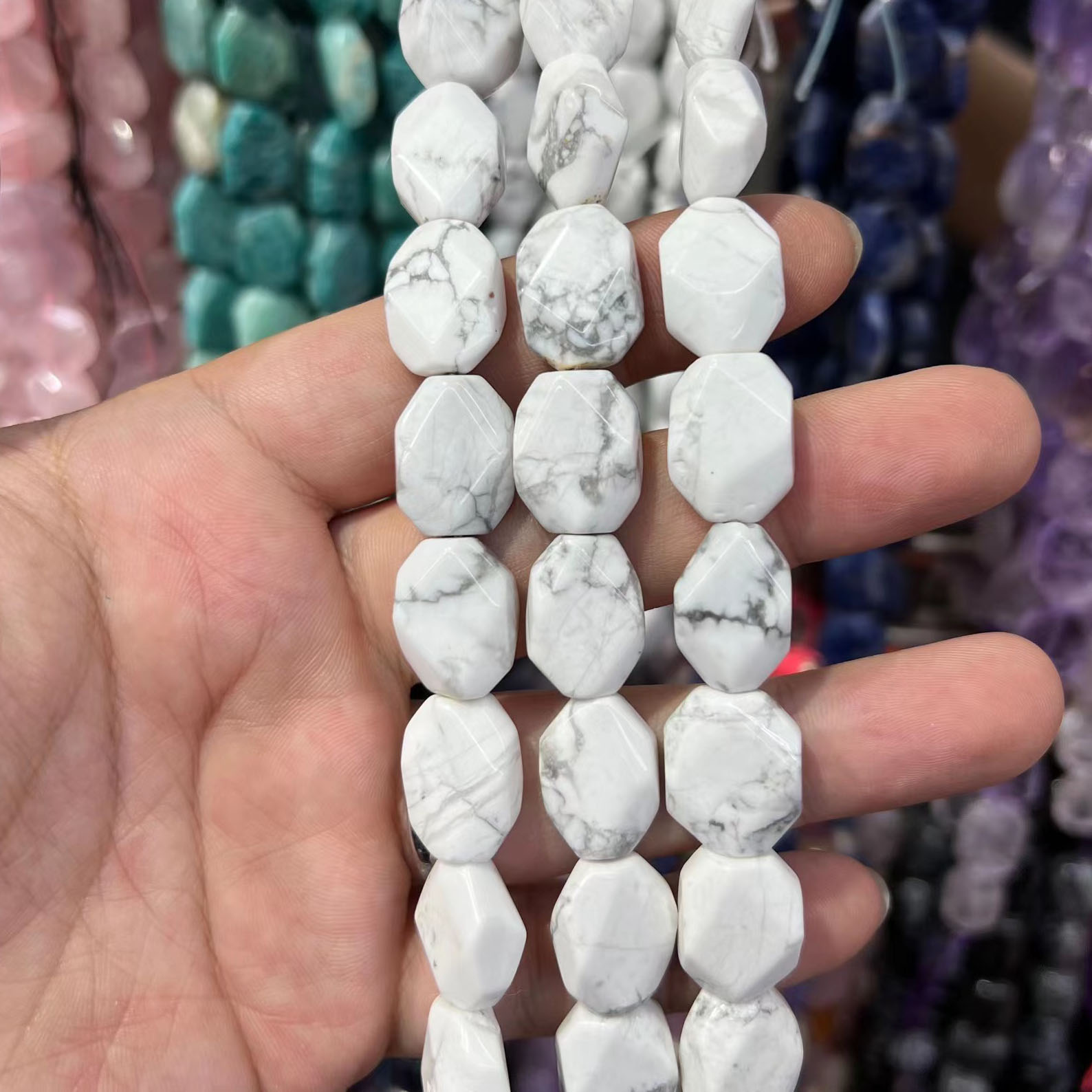 12 White Turquoise