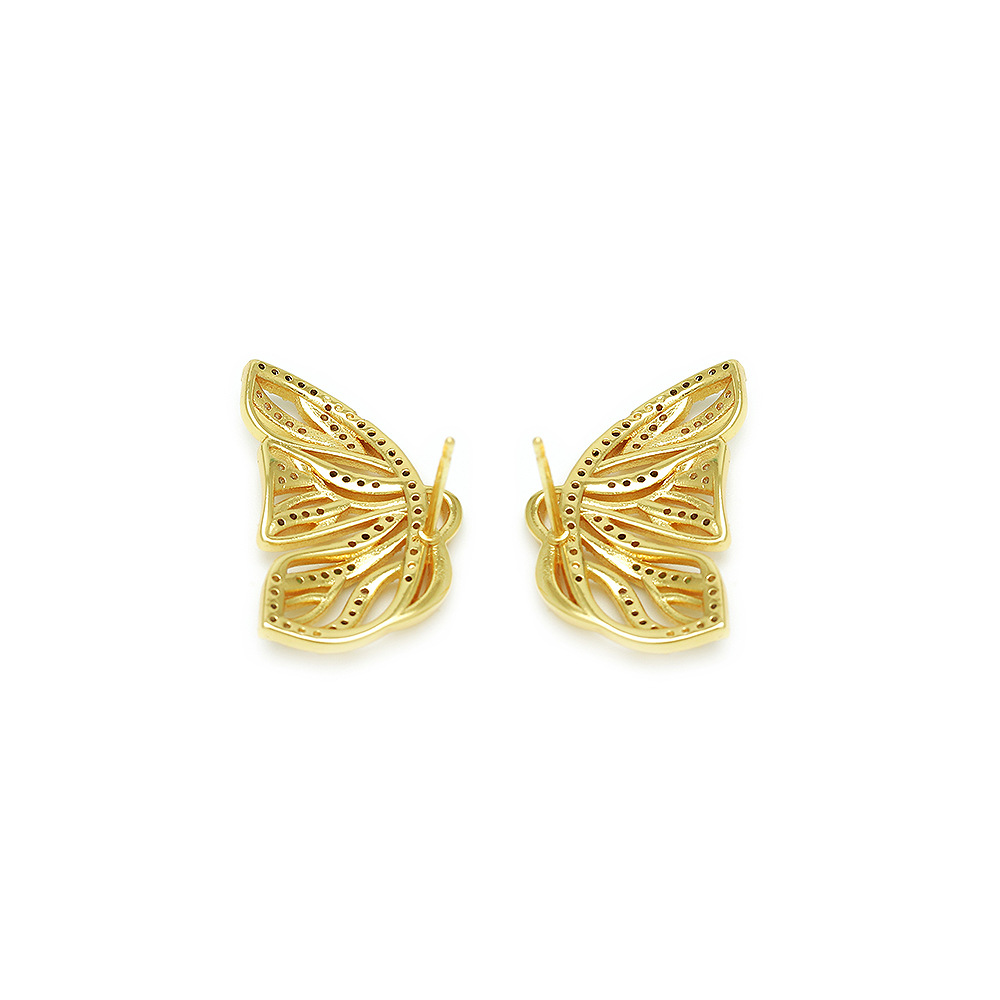 yellow gold earring