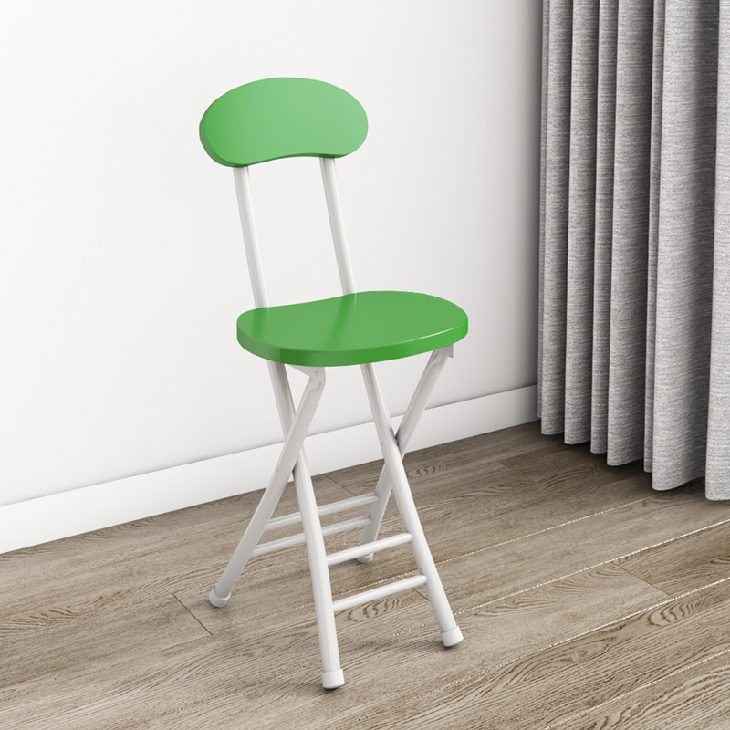 Back chair white legs green