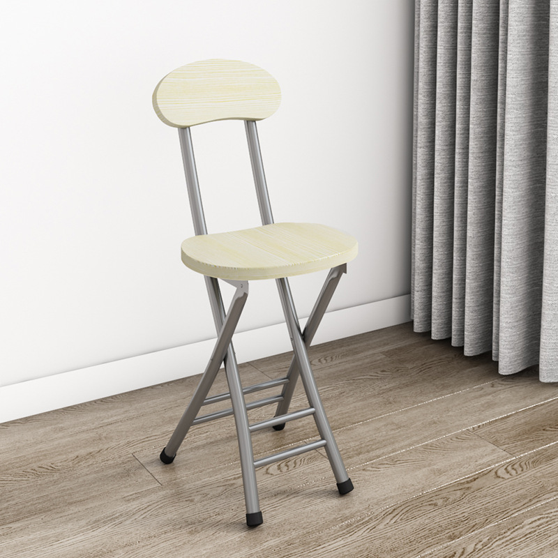 Backrest chair grey legs white