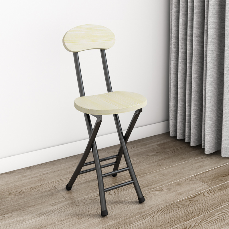 Back chair black legs white