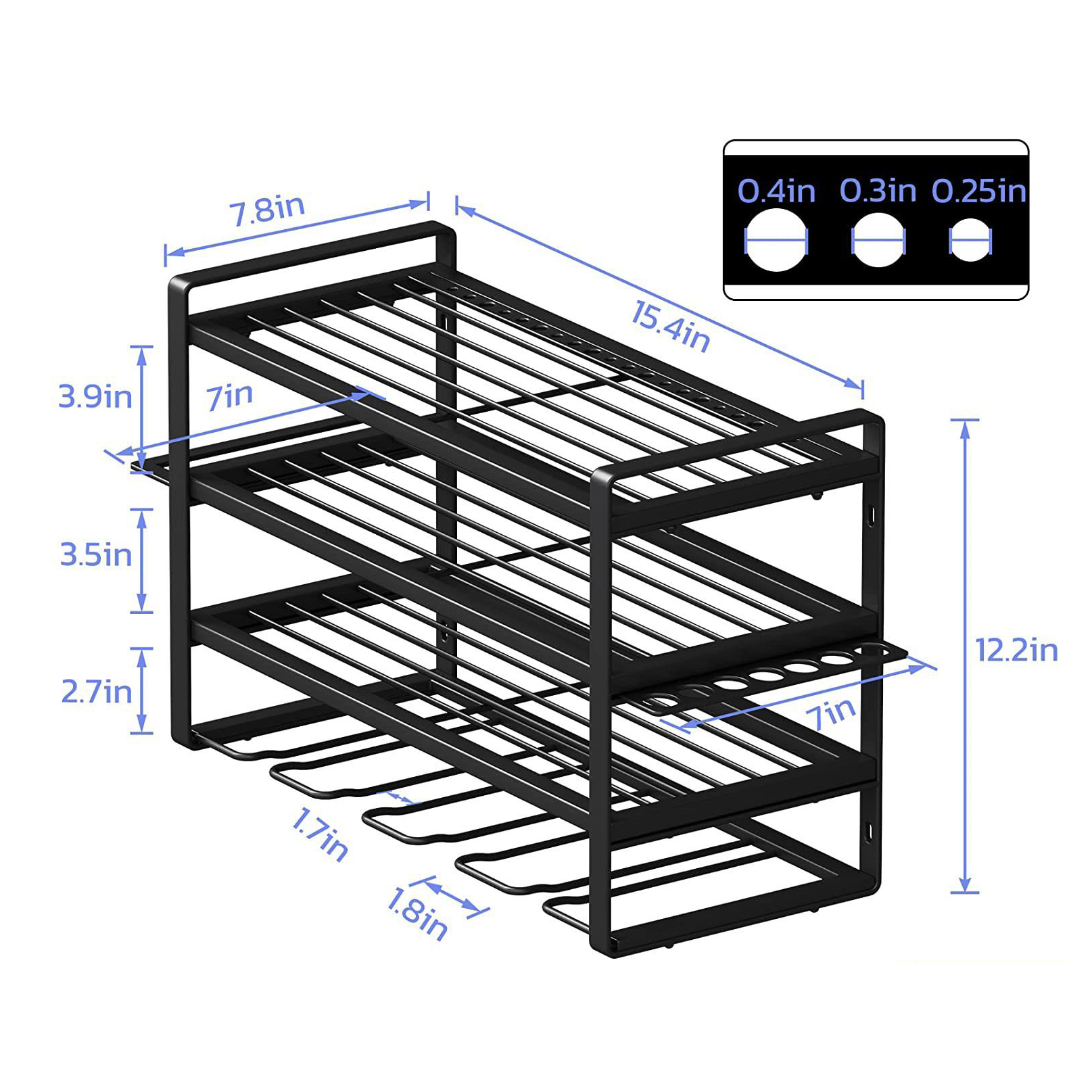 Four floors and four slots