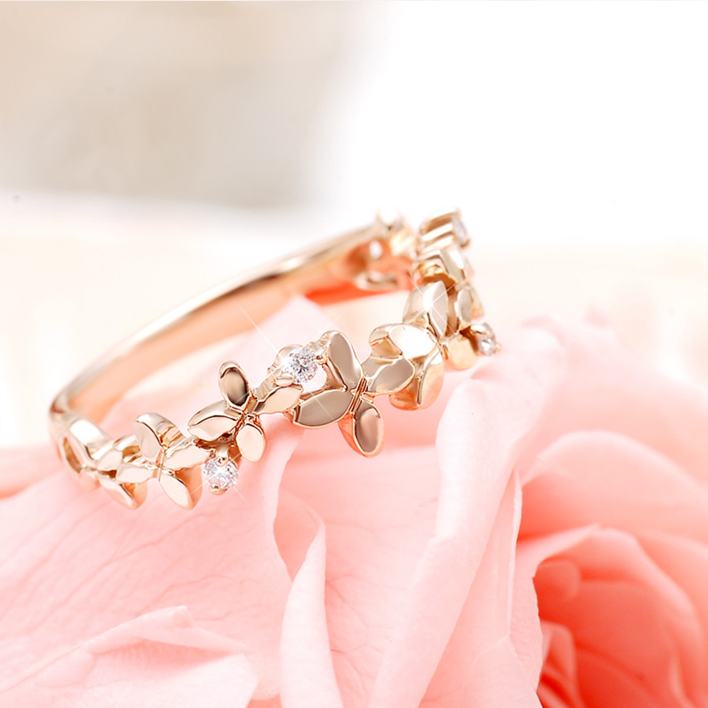 2:rose gold color plated