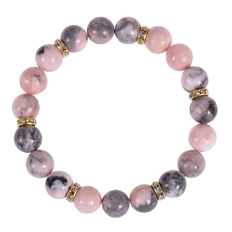 2:10mm-pink zebra stone