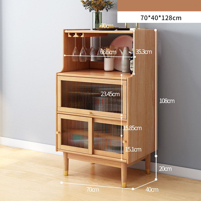 70CM oak side cabinet