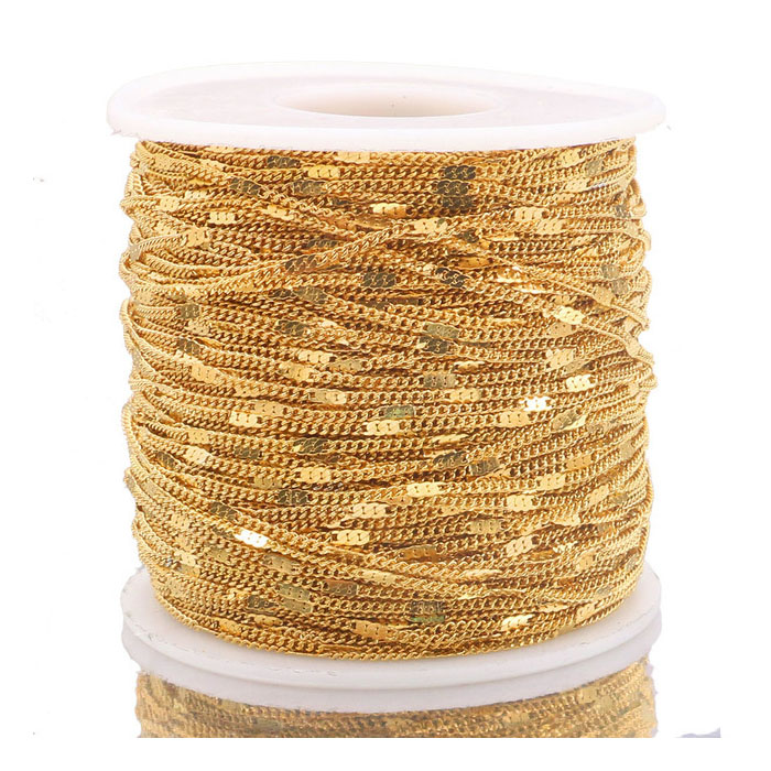 Gold-side body clip long strip