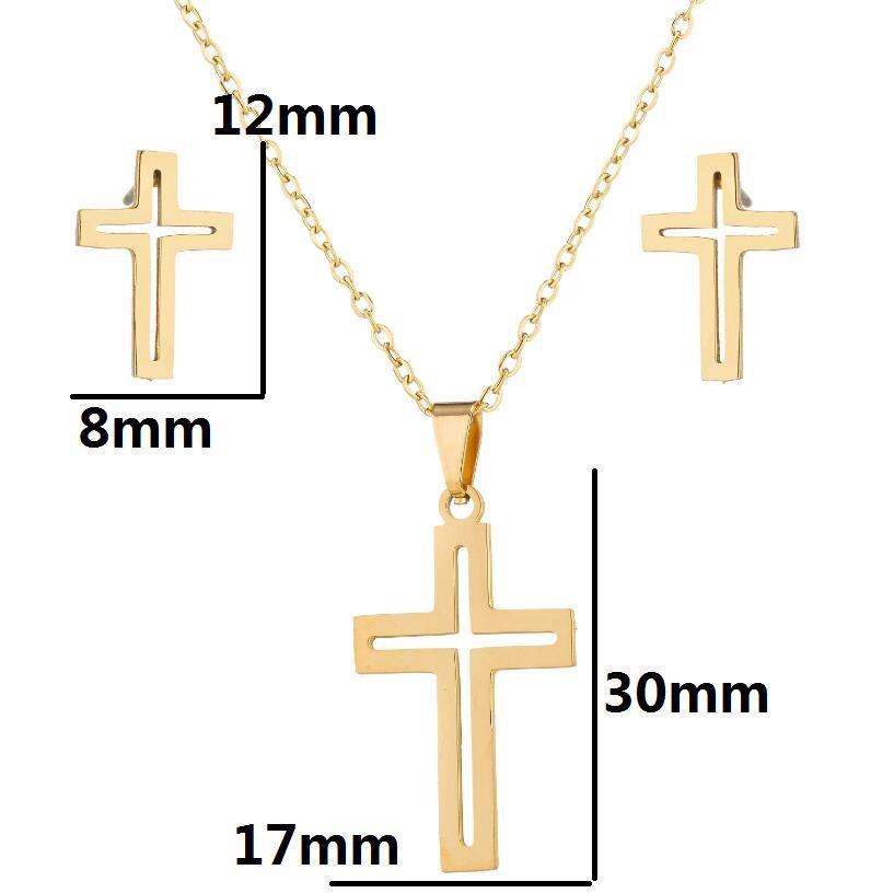 The cross is golden