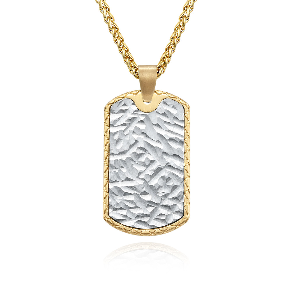 Single pendant gold