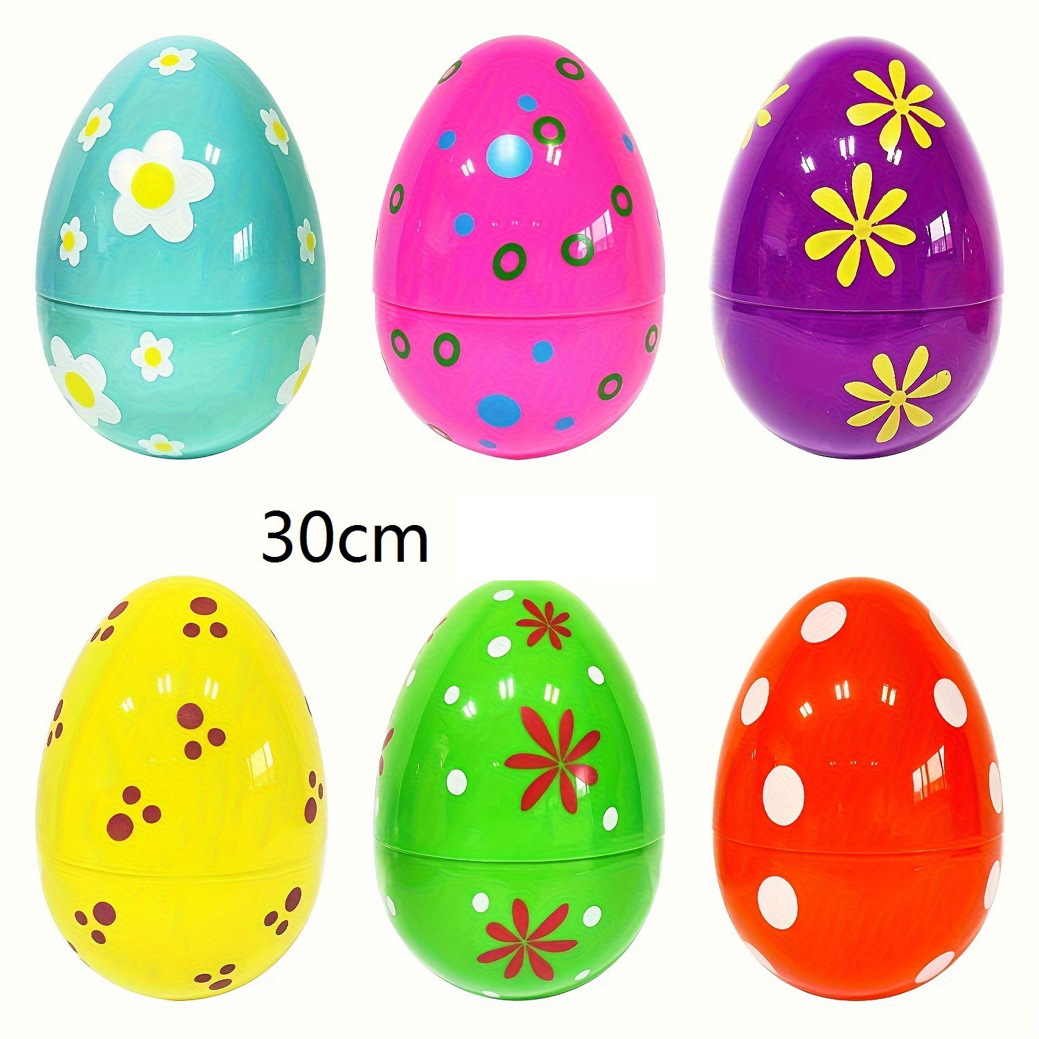 Height 25cm patterned egg