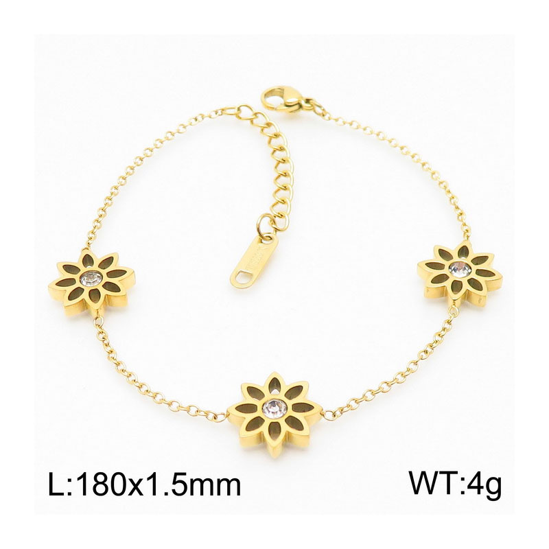 Golden Bracelet KB168207-KLX