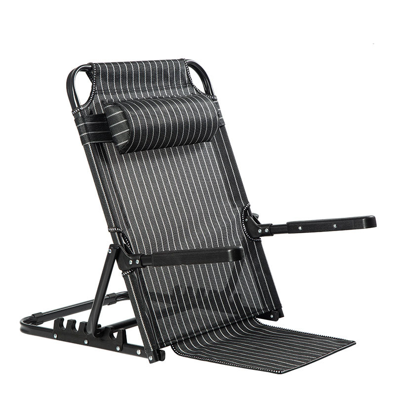 Large transparent black with armrest