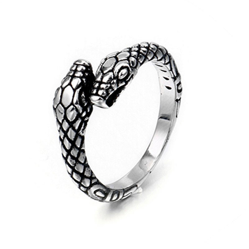 1:Vintage silver J0557 ring for men