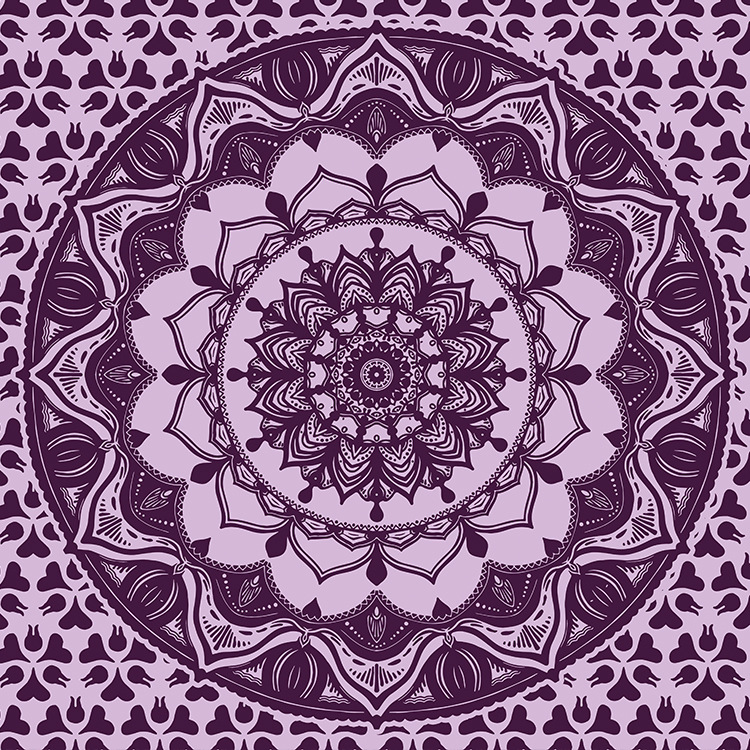 Amethyst Mandala Tapestry