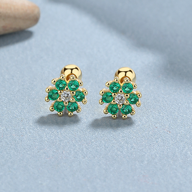 Yellow Gold/pair (Green)