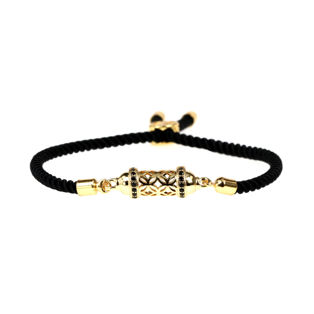 Black Diamond bracelet -16-22cm