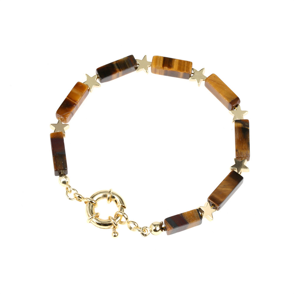 Yellow Tiger Eye bracelet -16cm