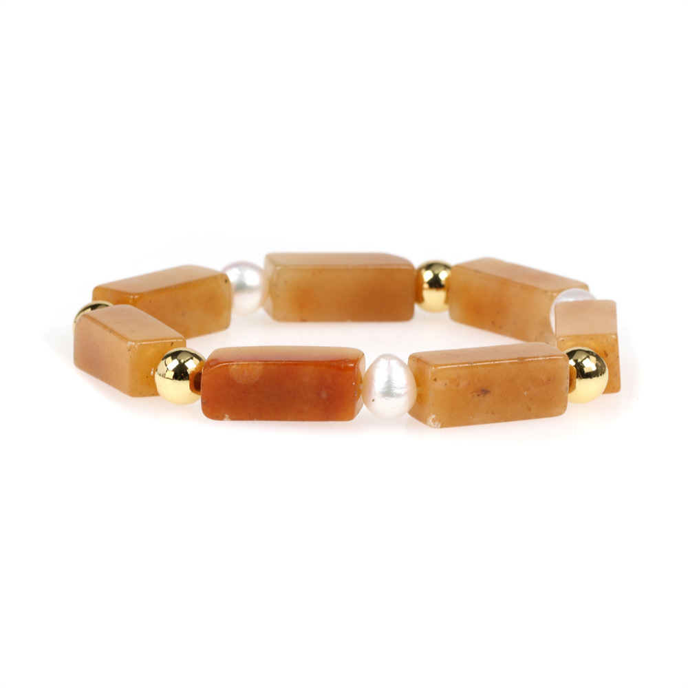 14:Old topaz bracelet -16-17cm