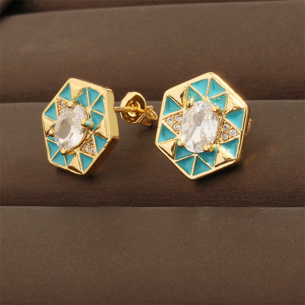 D earrings 12x15mm