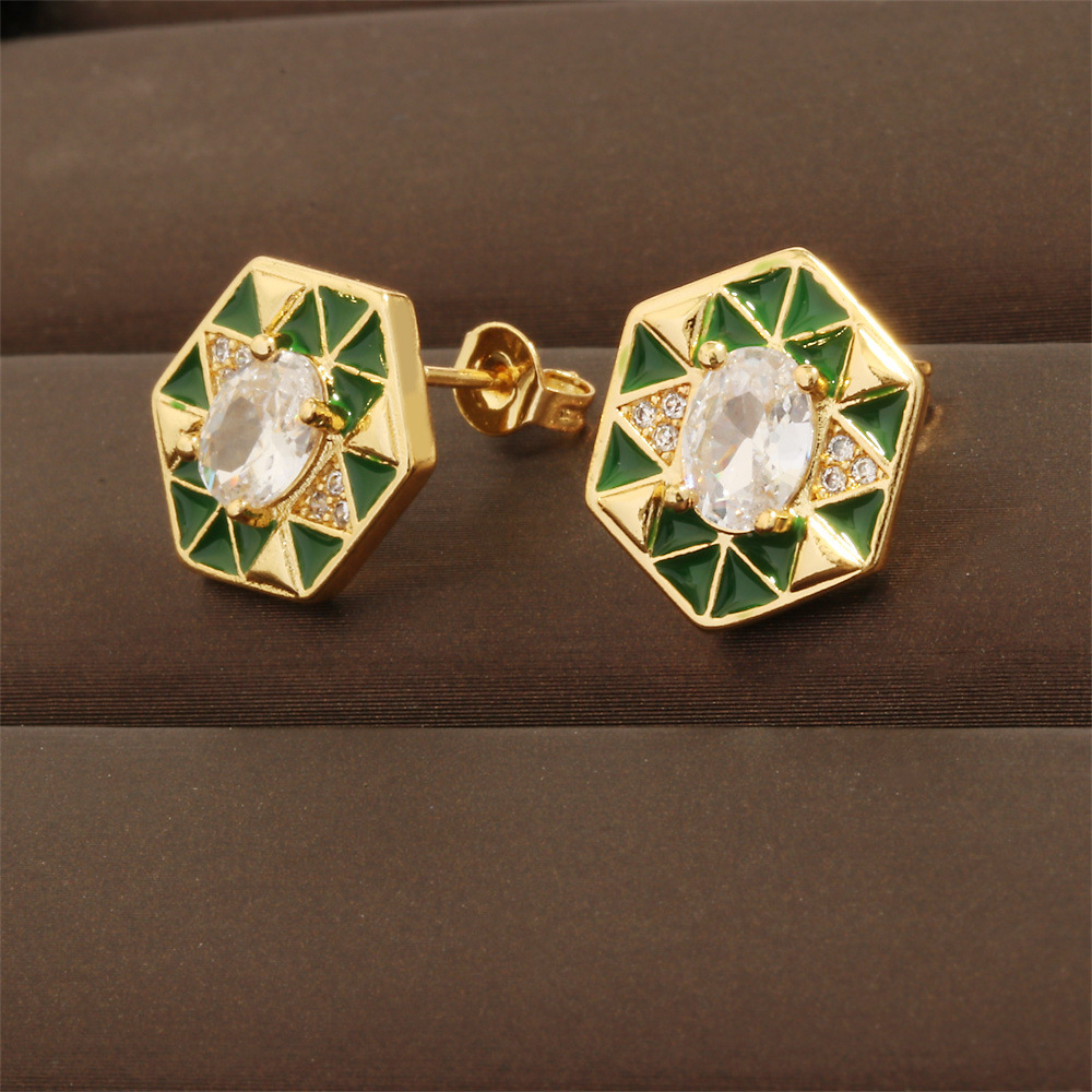 C earrings 12x15mm