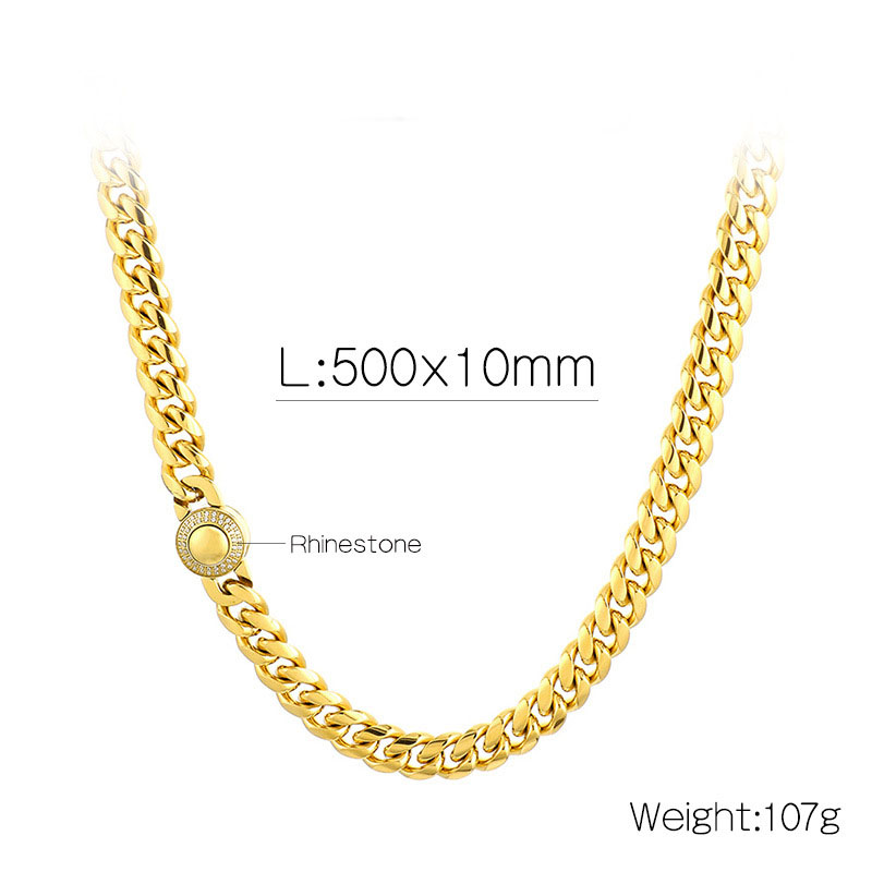 Gold (rhinestone button) 20cm