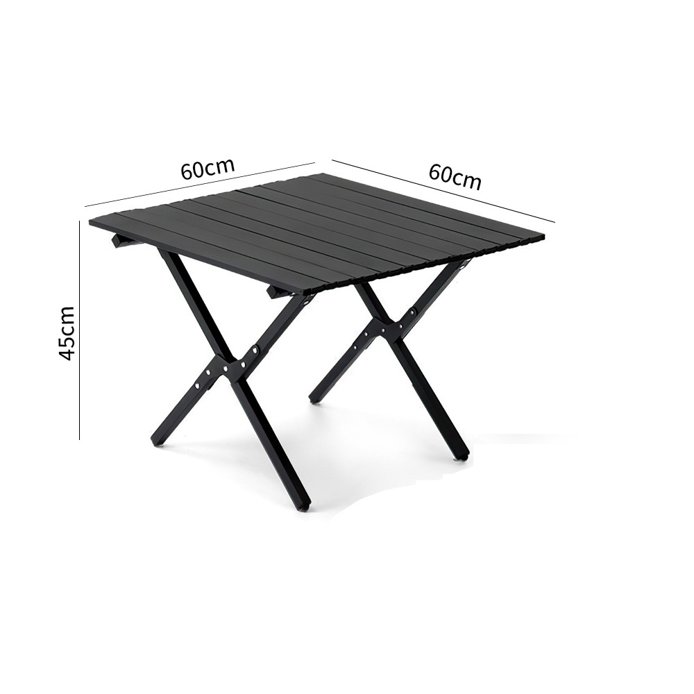 Square tube 60 black square table