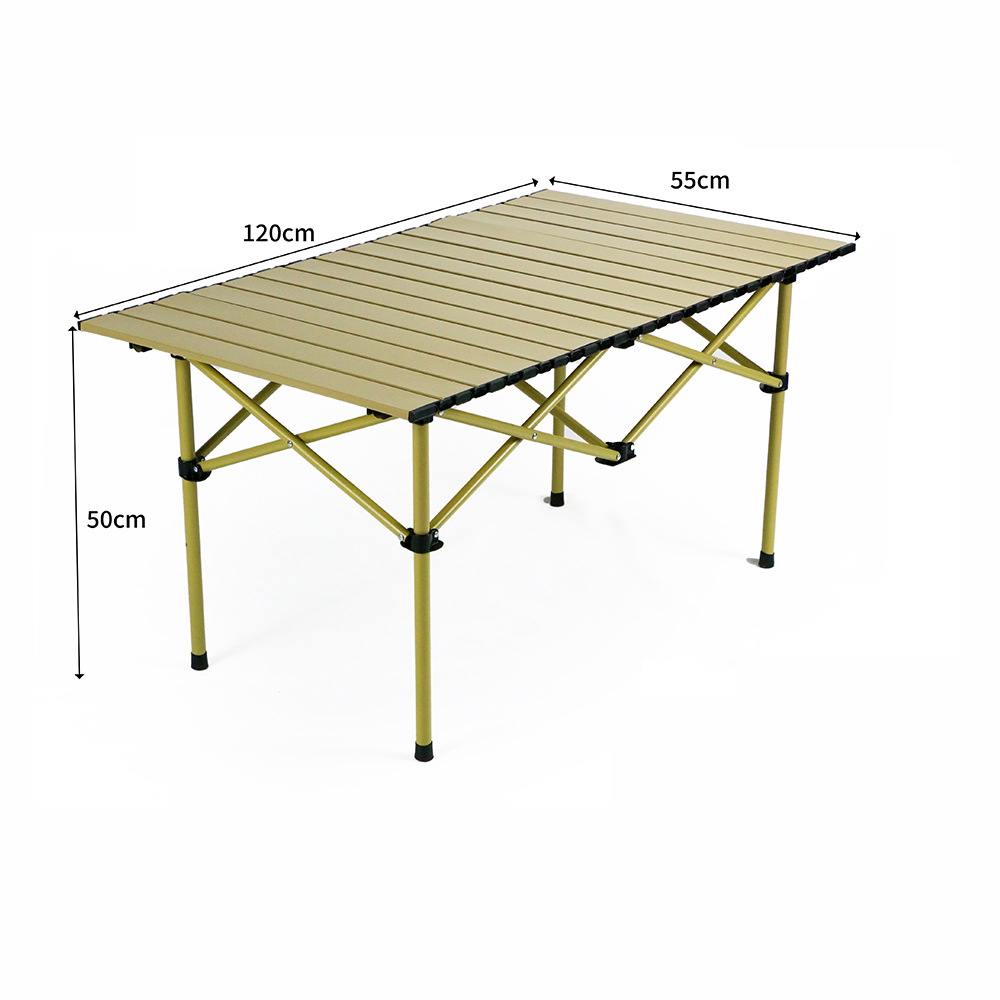 Round tube 120 champagne long table