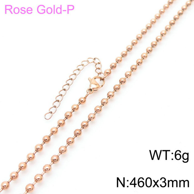 460*3mm rose gold