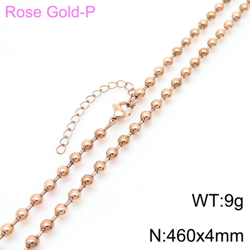 460*4mm rose gold