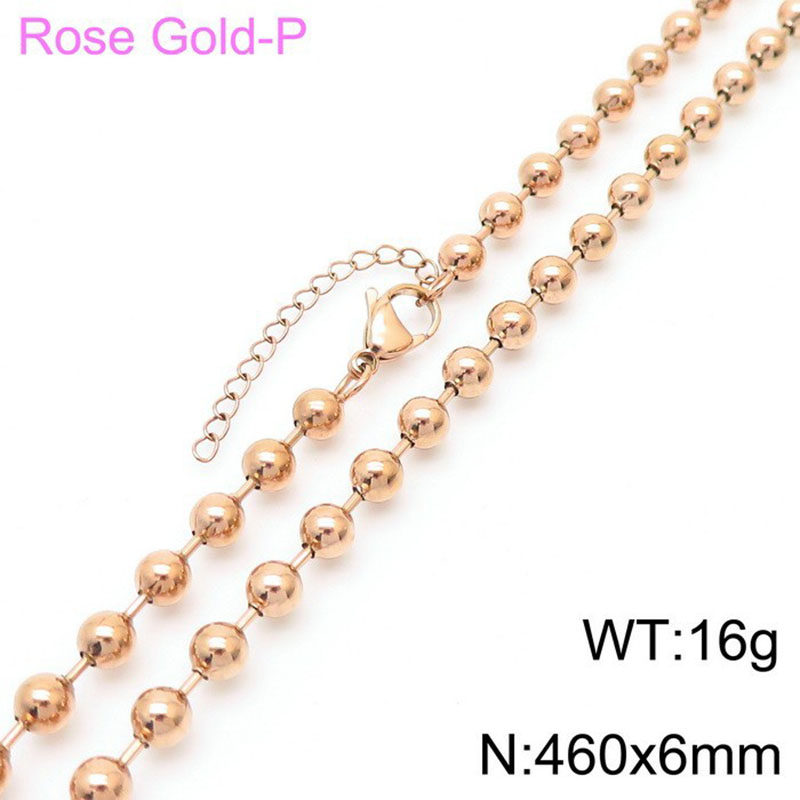 460*6mm rose gold