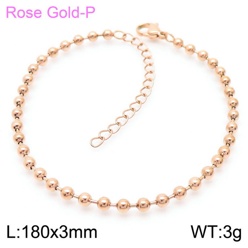 180*3mm rose gold (electric polishing)