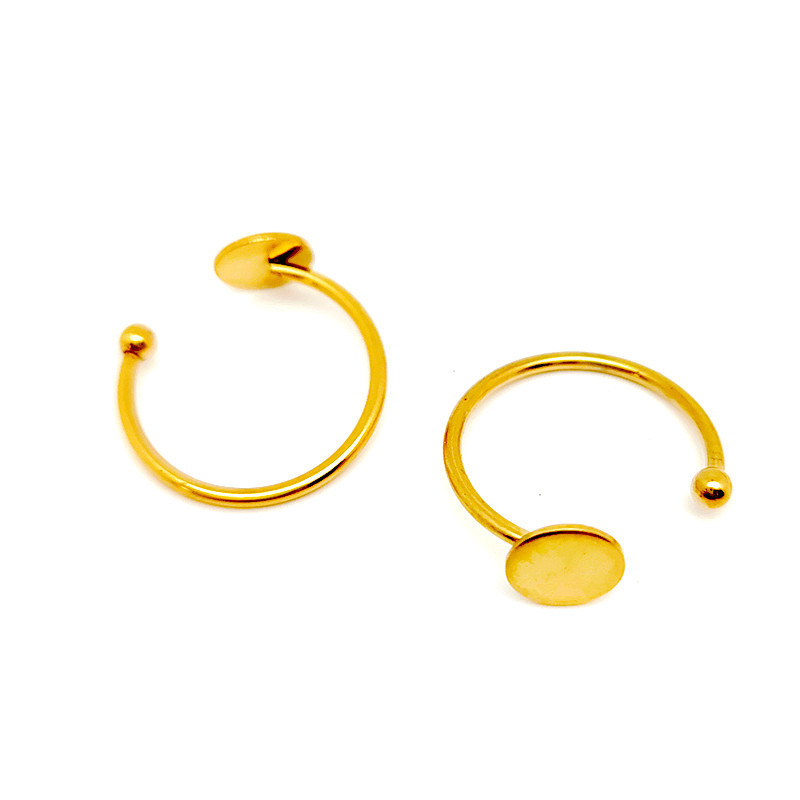 A gold Welding 8mm round piece